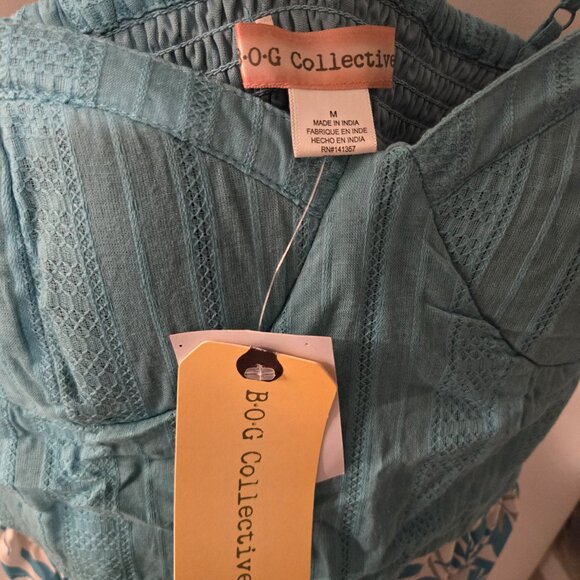 Blue floral jumpsuit - Picture 4 of 4